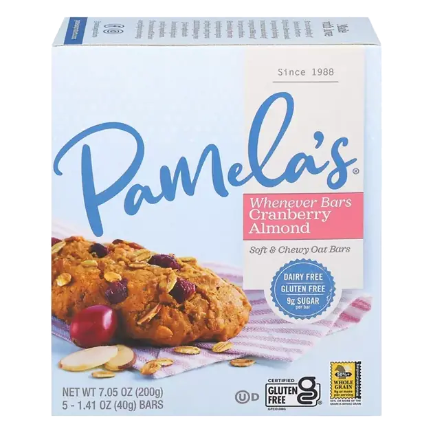 Whenever Bars Oat Bars, Soft & Chewy, Cranberry Almond