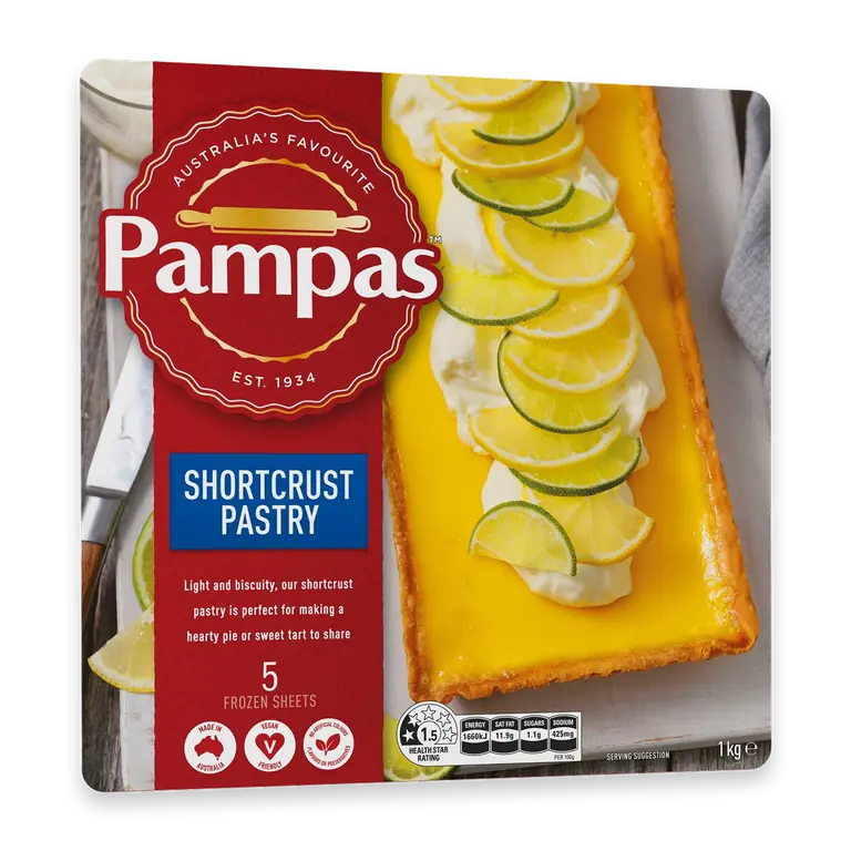 Shortcrust Pastry 5 Sheets