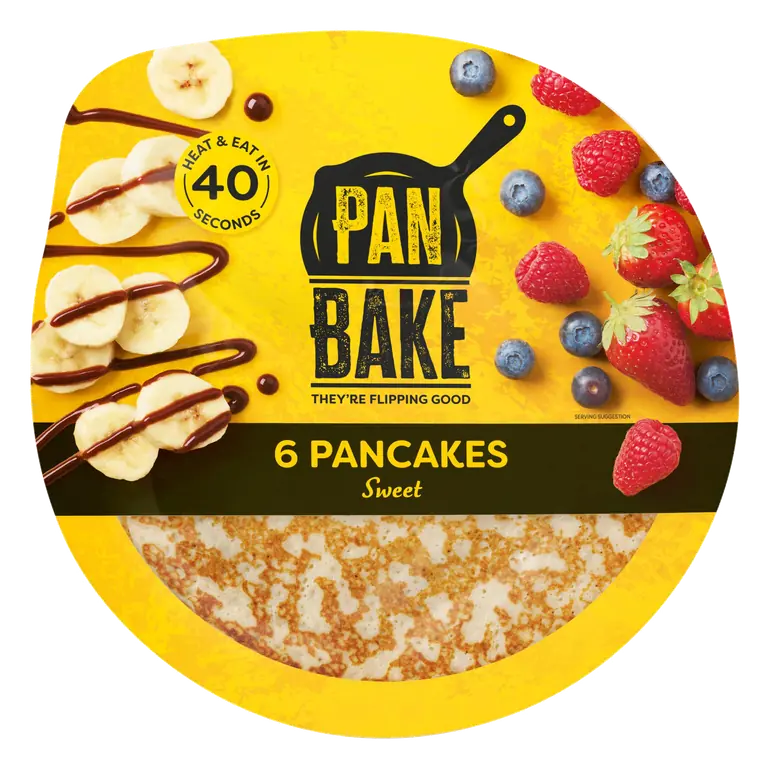 Pan Bake 6 Sweet Pancakes 450g