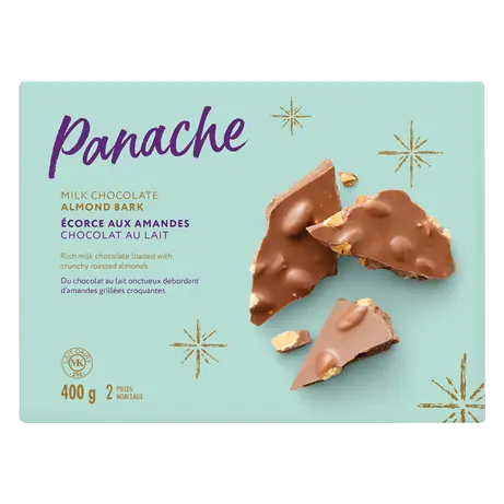 Milk Chocolate Almond Bark 400 g