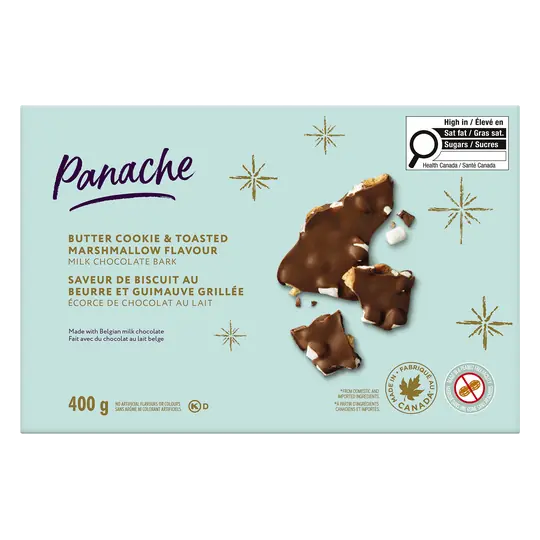 Milk Chocolate Bark Butter Cookie & Toasted Marshmallow 400 g