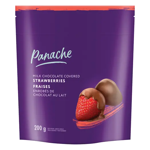 Frozen Milk Chocolate Covered Strawberries 200 g