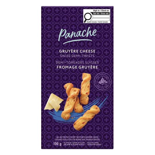 Swiss Pastry Twists Gruyere Cheese 100 g