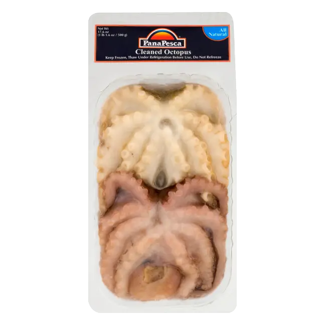 Wild Caught Cleaned Octopus Frozen