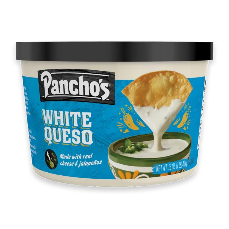 16 oz Pancho's White Queso Dip
