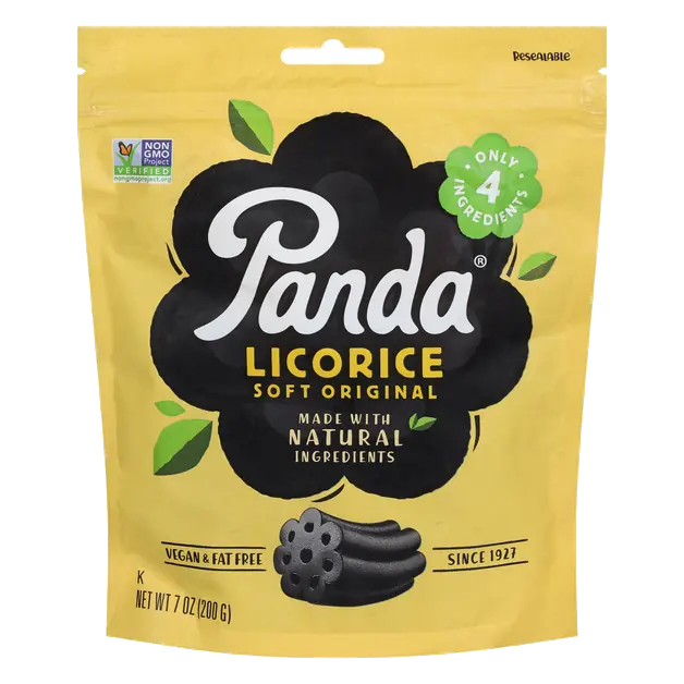 All Natural Black Licorice Candy Chews