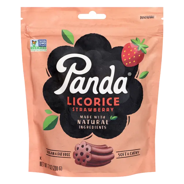 All Natural Strawberry Licorice Candy Chews