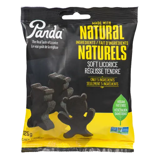 Licorice Pieces Bear Shaped 125 g