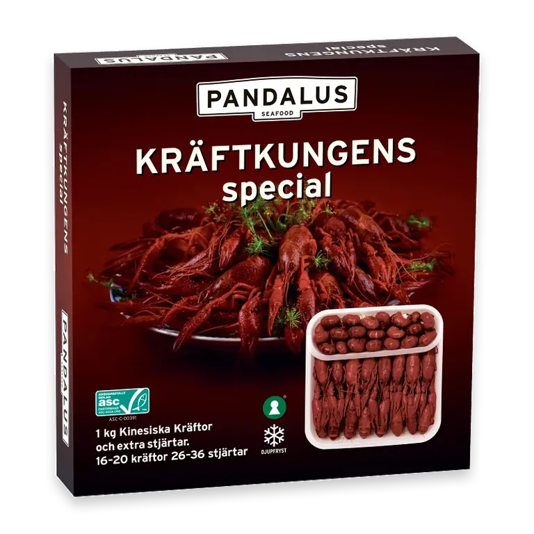 Kräftkungens special Fryst 1kg