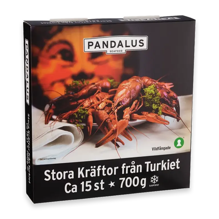 Kräftor 700g 15-p