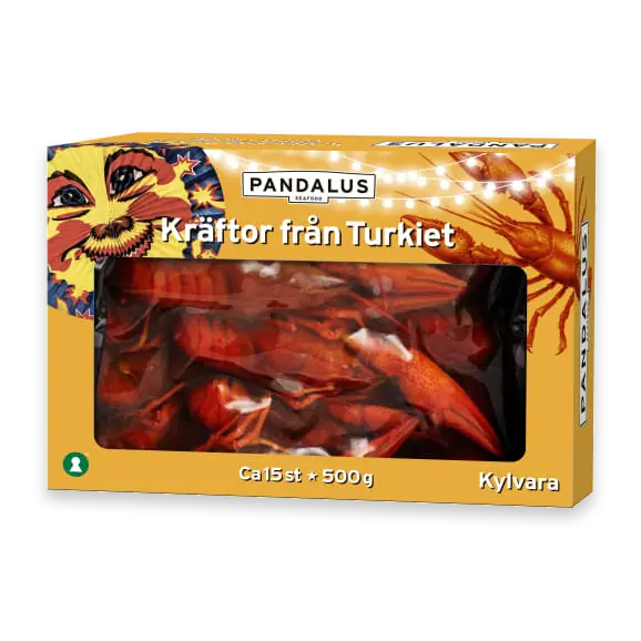 Pandalus Kräftor Turkiska Medium Ca15
