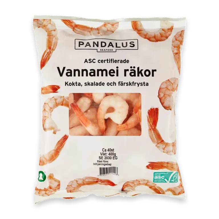 Vannamei räkor 400g
