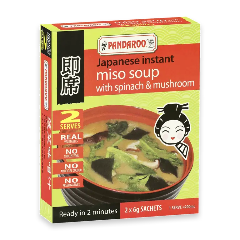 Japanese Instant Miso Soup Spinach