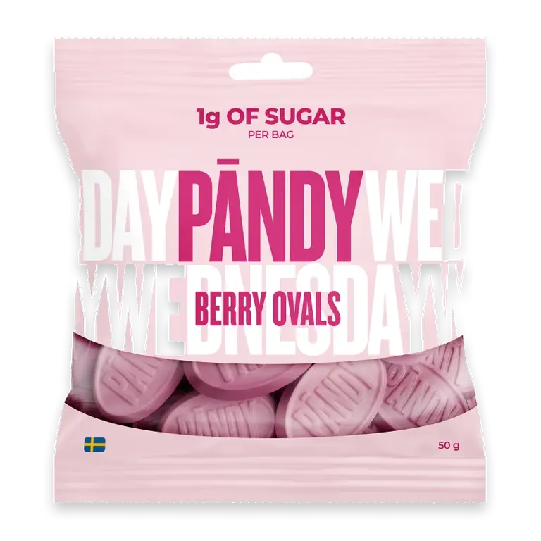 Gelégodis Candy Berry Ovals 50g