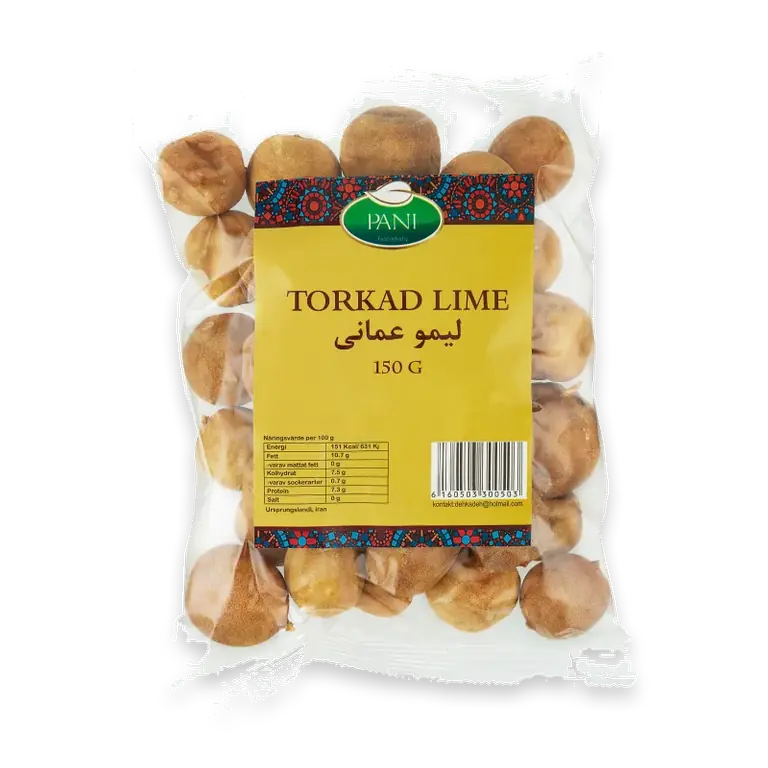 Torkad lime 150g