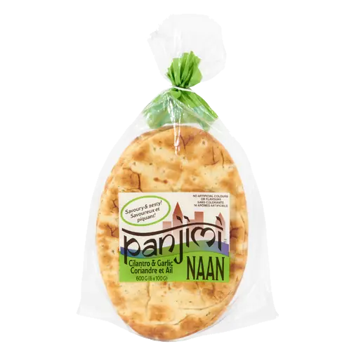 Naan Cilantro & Garlic 600 g