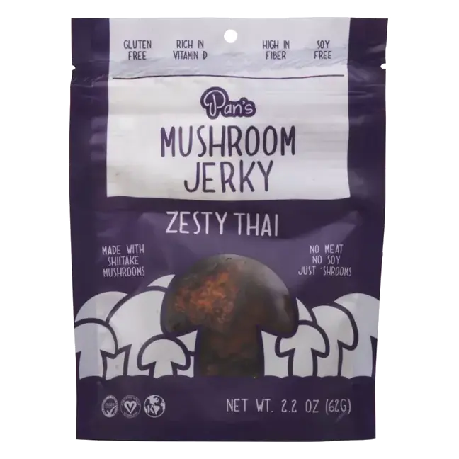 Zesty Thai Mushroom Jerky