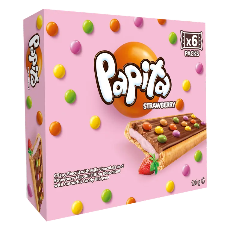 Papita Strawberry 20g x 6 (120g)