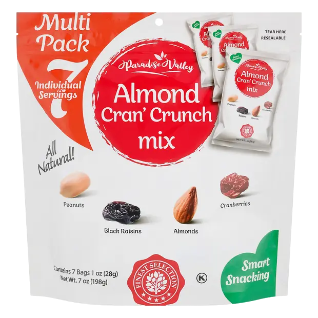 Smart Snacking Almond Cran' Crunch Mix Variety Pack - 7 ct