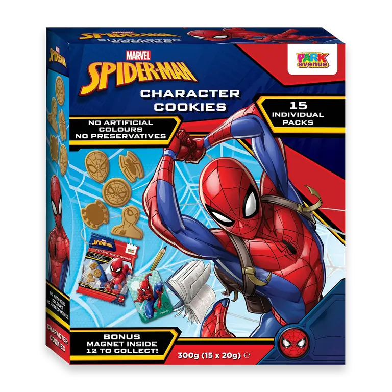 Character Cookies Marvel Spider Man