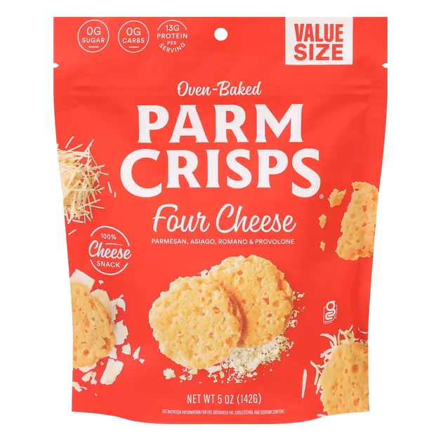 Gluten Free Four Cheese Oven Baked Cheese Snack Value Size
