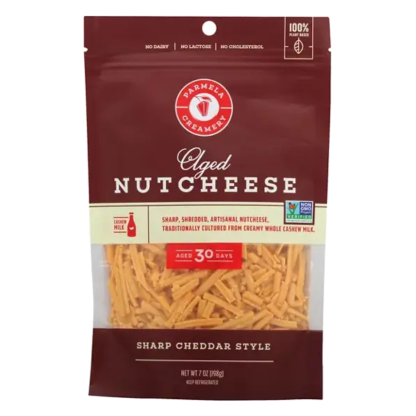 Nutcheese, Aged, Sharp Cheddar Style
