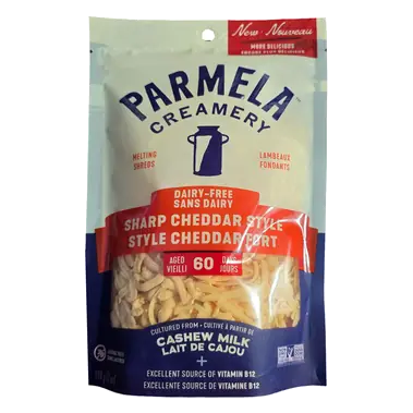 Plant-Based Shredded Cheese Sharp Cheddar Style 198 g