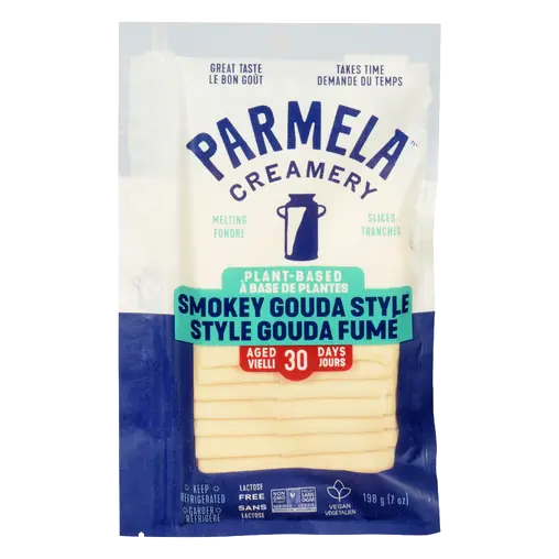 Plant Based Sliced Cheese Smoky Gouda 198 g