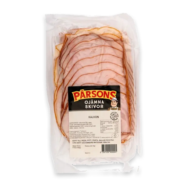 Rökt Kalkon Ojämna Skivor ca 300g