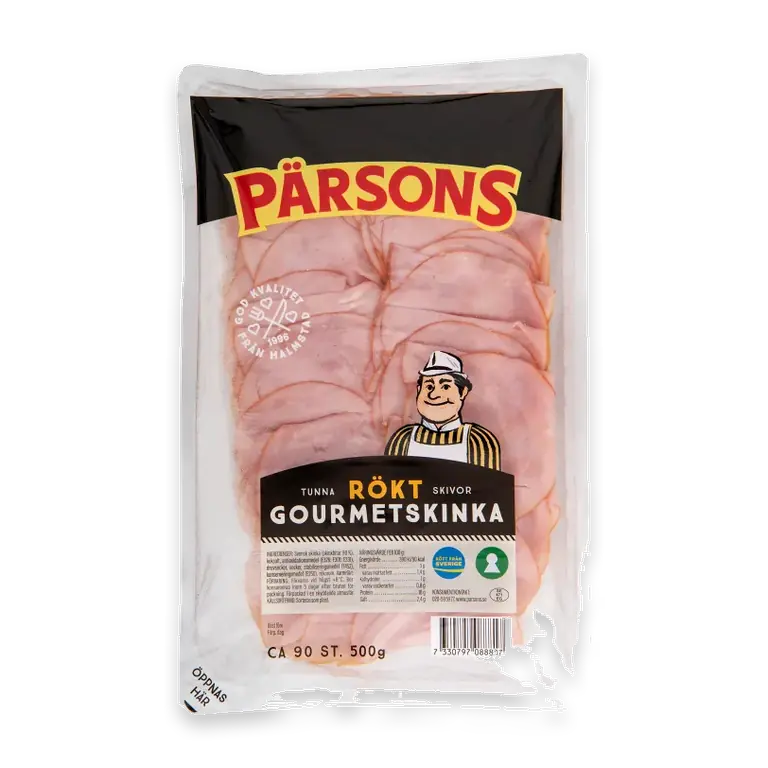 Skinka Rökt tunna skivor 500g