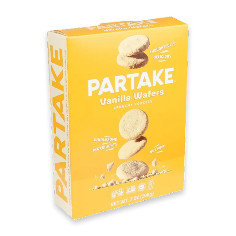 Partake Crunchy Vanilla Wafers