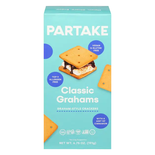 Vegan & Gluten Free Plant-Based Classic Graham Crackers