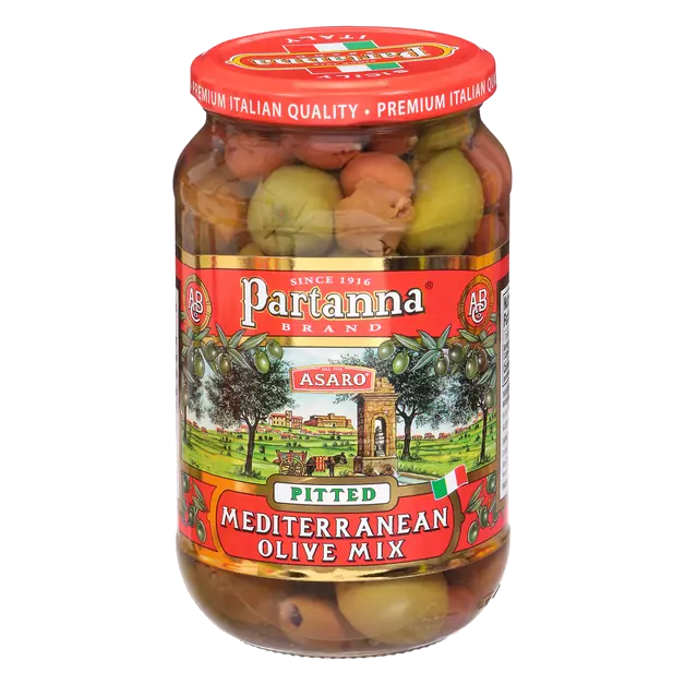 Imported Mediterranean Pitted Olives Mix