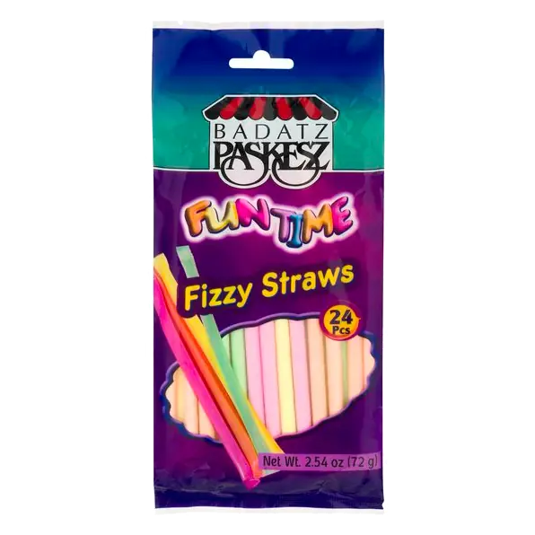 Assorted Fizzy Straws Candy - 24 ct