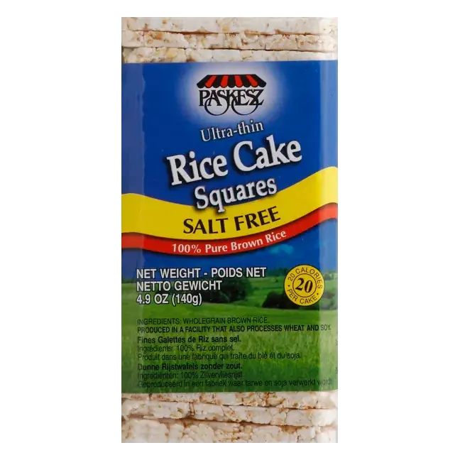 Rice Cake Squares, Ultra-Thin, Salt Free
