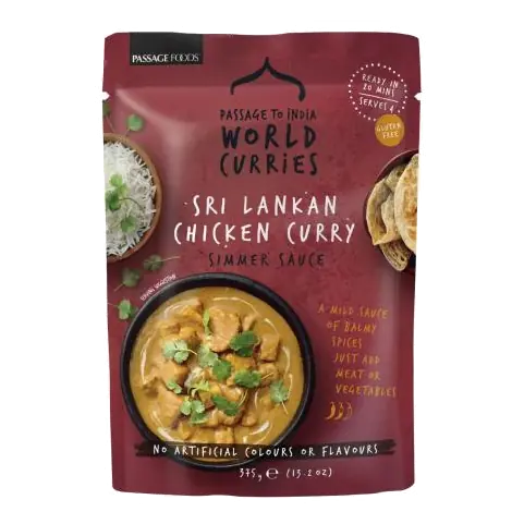 Passage To India Sri Lanka Chicken Curry Simmer Sauce