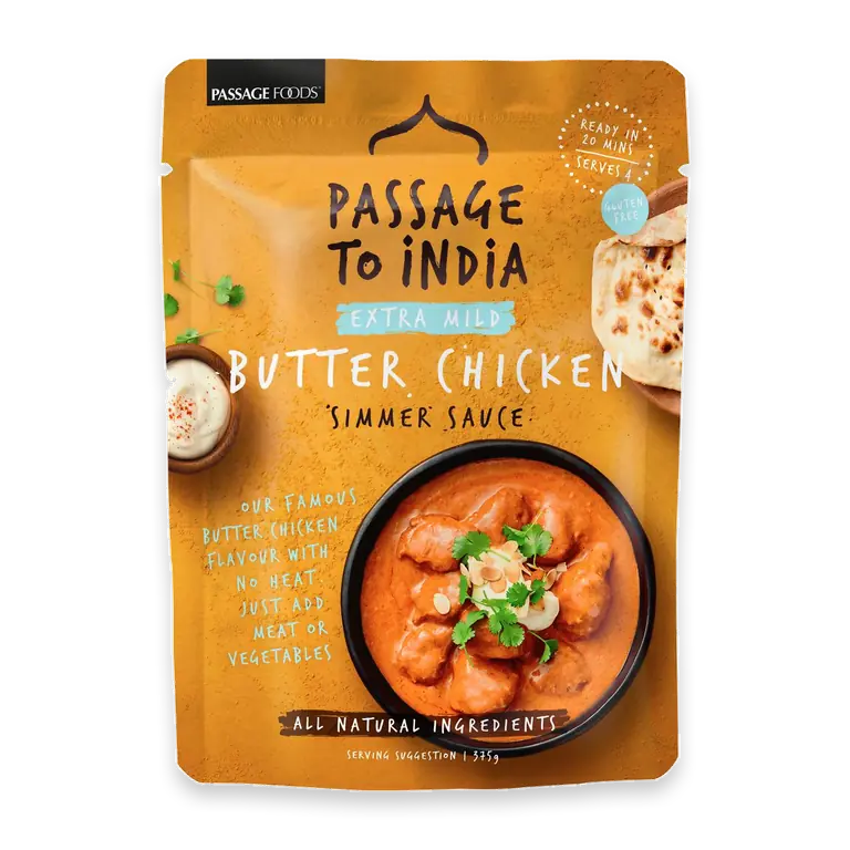 Simmer Sauce Extra Mild Butter Chicken