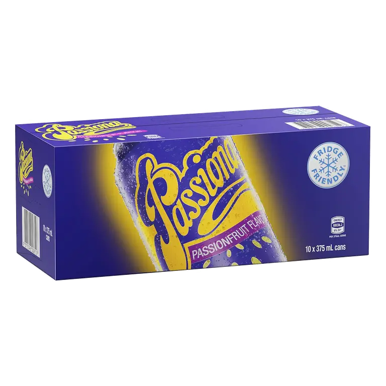 Passionfruit Soft Drink Cans