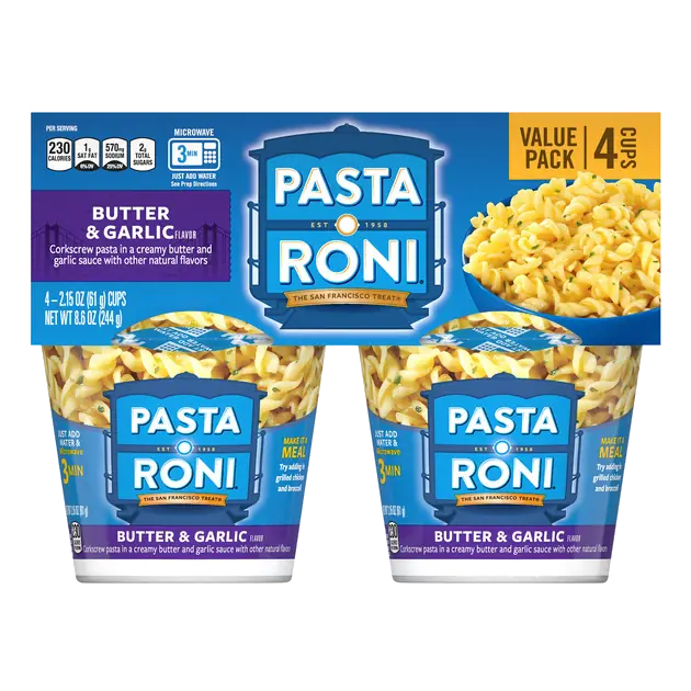 Butter & Garlic Flavor Pasta