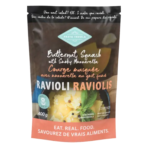 Ravioli Butternut Squash 400 g (frozen)