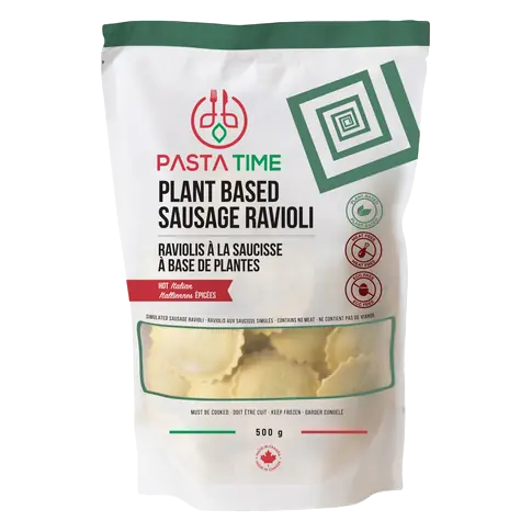 Plant Based Sausage - Hot Italian Ravioli 500 g