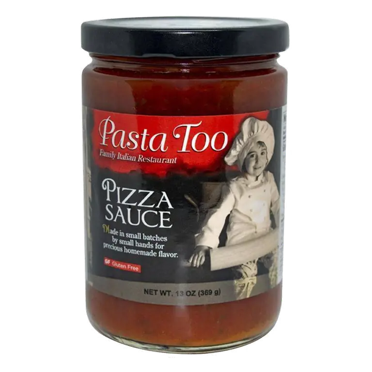 Pasta Too Pizza Sauce, 13oz