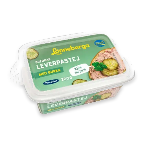 Leverpastej med Gurka Bredbar