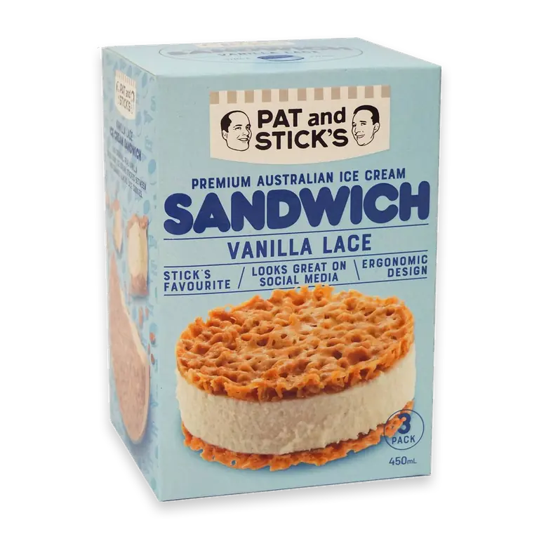 Ice Cream Sandwich Vanilla Lace