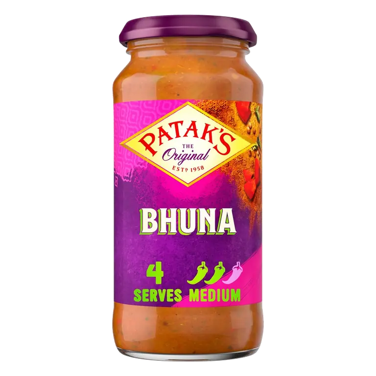 Bhuna Indian Cooking Curry Sauce 450g