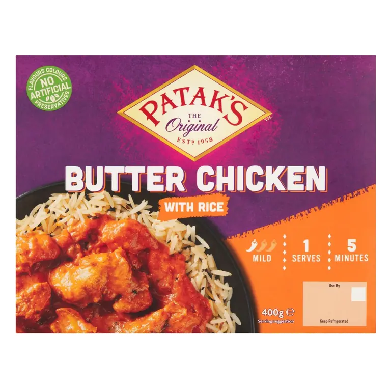 Butter Chicken with Rice 400g