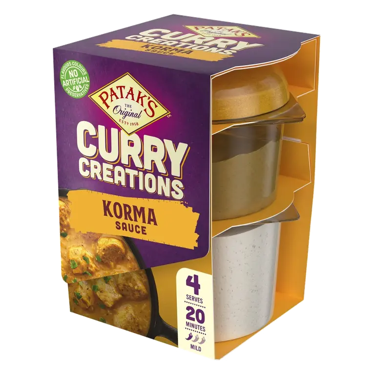 Korma Curry Creations Indian Curry Sauce Meal Kit 160g
