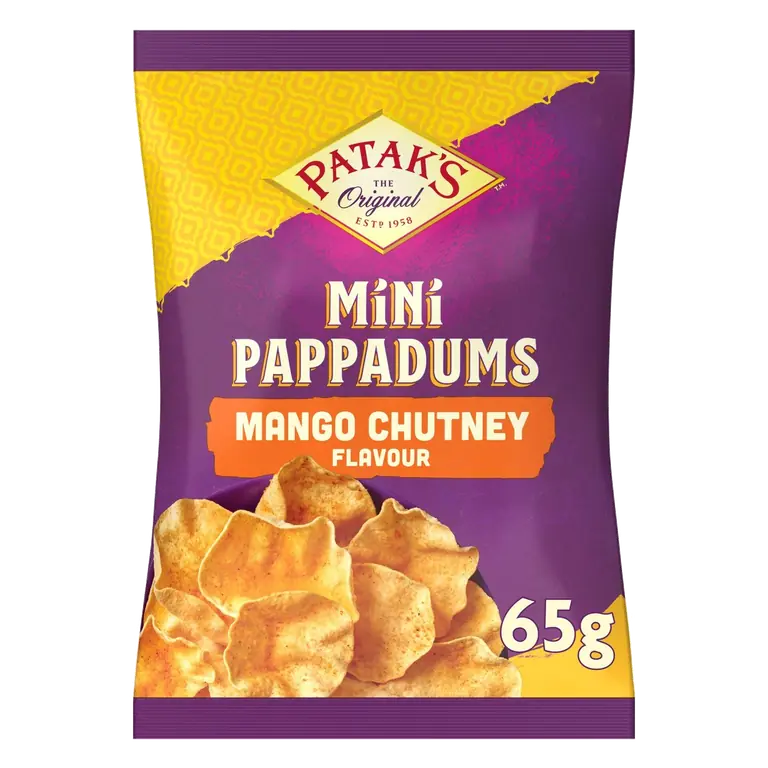 Mango Chutney Mini Pappadums 65g