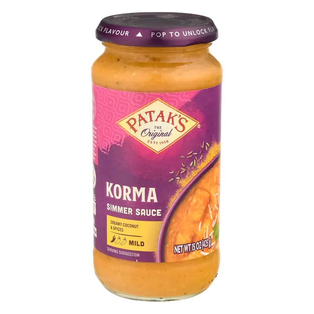 Mild Korma Simmer Sauce