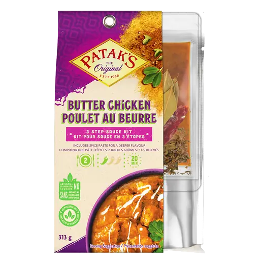 Patak's 3-Step Sauce Kit Butter Chicken 313 g